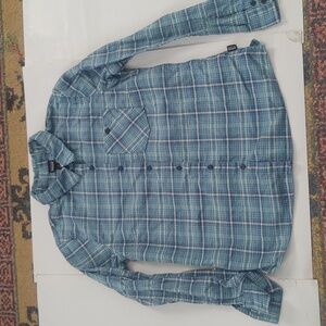 Patagonia Women's 6 Heywood Flannel Plaid Shirt Organic Cotton Button Down